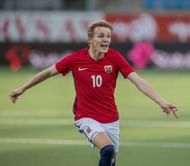 DRAMMEN, NORWAY - JUNE 12: Martin Odegaard of Norway during the Qualifying Round  European Under -21 Championship 2019 between Norway v Kosovo at Ullevaal Stadion on June 12, 2017 in Drammen, Norway . (Photo by Trond Tandberg/Getty Images)